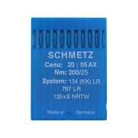 SCHMETZ Leather point industrial sewing machine needles 134LR 135x5 SY1955 DPx5 SIZE 200/25